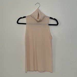 zara sleeveless turtleneck stretch top